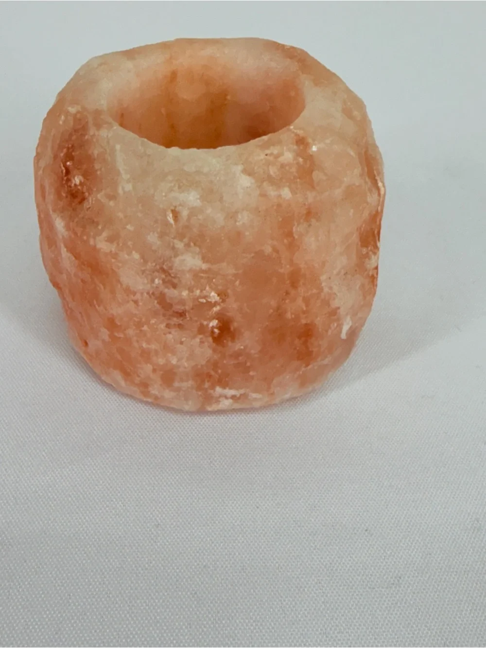 Himalayan salt tea light holder